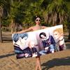 Nana Anime Microfiber Blanket Quick Drying Beach Towels Oversized Printing Super Absorbent Pool Towel Blanket