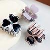 Shark Hair Claw, Built-in High Elastic Spring Hair Clip, Clover Shape Back Head Hair Clip, Portable Hair Accessory for Daily Travel