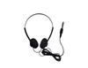 3.5mm Wired Music Earphones & Headphones Intercom Portable for Online Classes Customer Service Calls Tactical Aviation Design