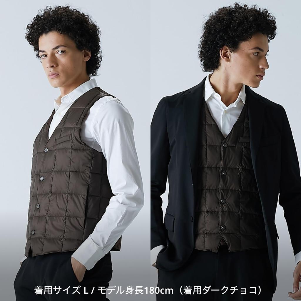 Taion Button Down Gilet 003 Men's V-Neck