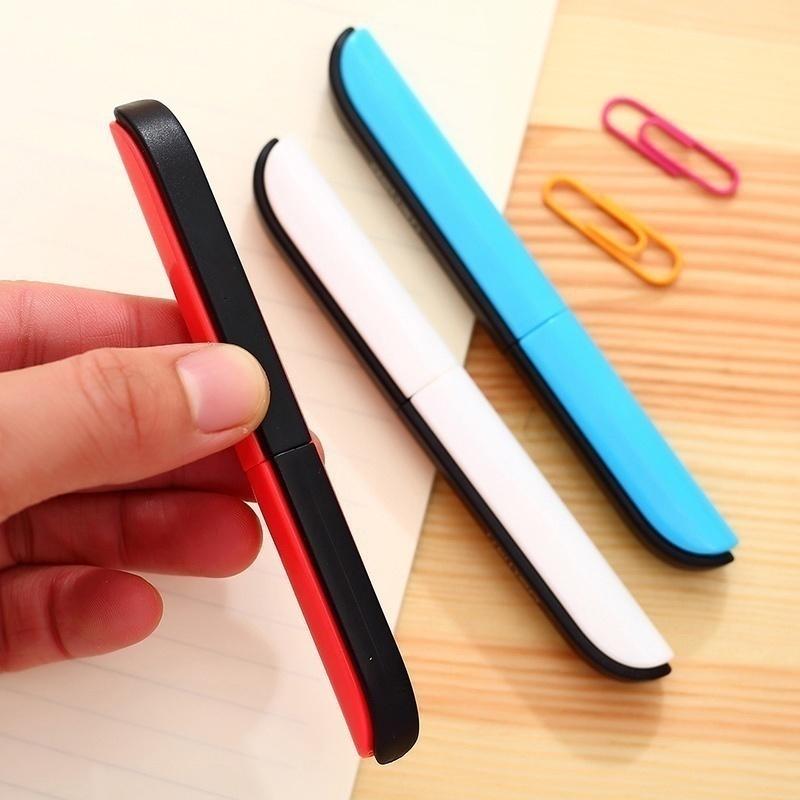 1Pcs Portable Handmade Students Paper Cut Scissors Creative Folding Safety Scissors (Color Random)
