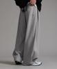 LIKE THE MOST Two-Tuck Longside Overpants_Gray