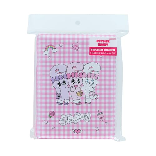 Sun-Star Stationery Esther Bunny Goods Sticker Binder Check S2176190