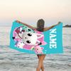 1pc Gaby's Bubble House3 Beach Towel with Custom Name, Beach/Swimming/Bath/Picnic/Camping Towel, Suitable for Seaside Beaches