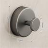 Reusable Suction Cup Hooks Waterproof Bathroom clothes Robe Coat Towel Hanger Hook Kitchen Bathroom Organizer Hook Accessories