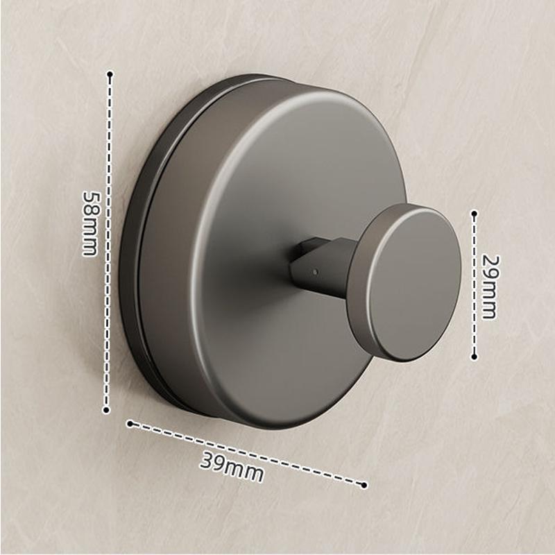 Reusable Suction Cup Hooks Waterproof Bathroom clothes Robe Coat Towel Hanger Hook Kitchen Bathroom Organizer Hook Accessories