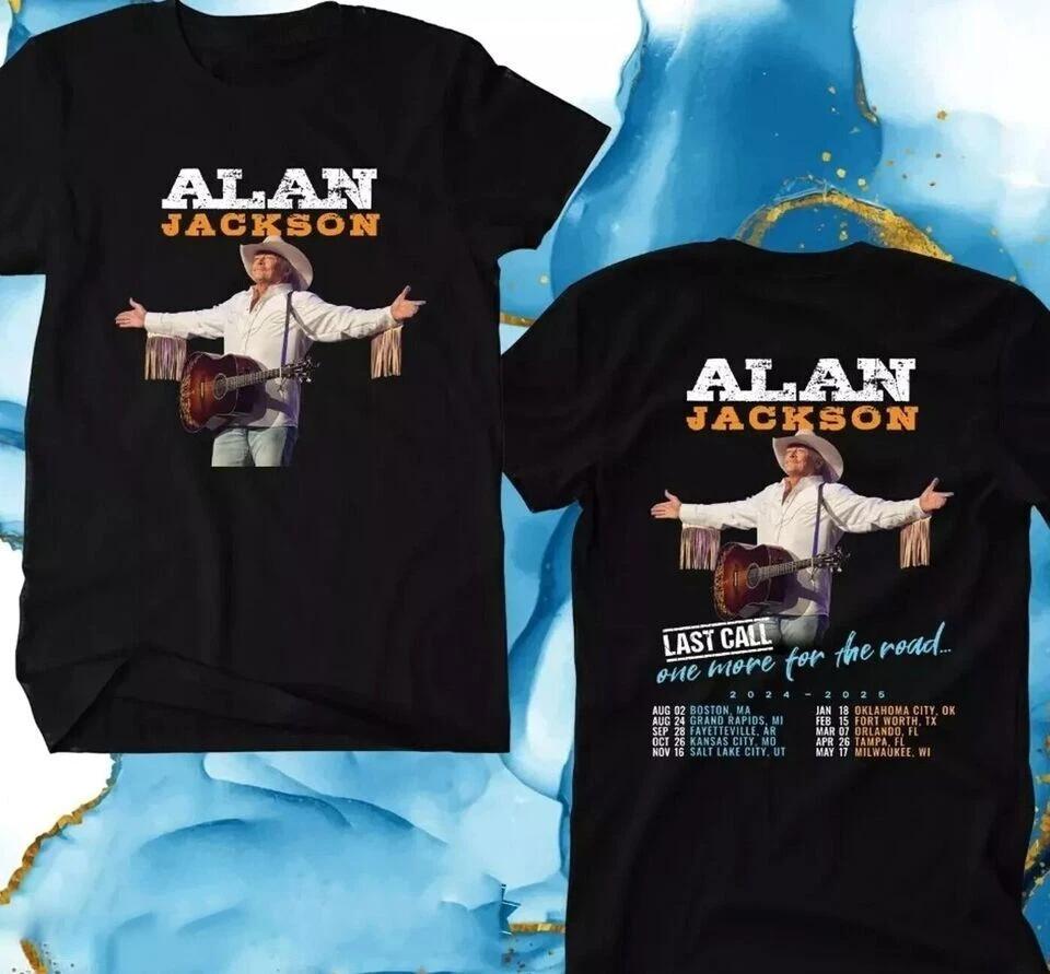 Alan Jackson Last Call One More Tour 2024-2025 2 Side TShirt 3XL