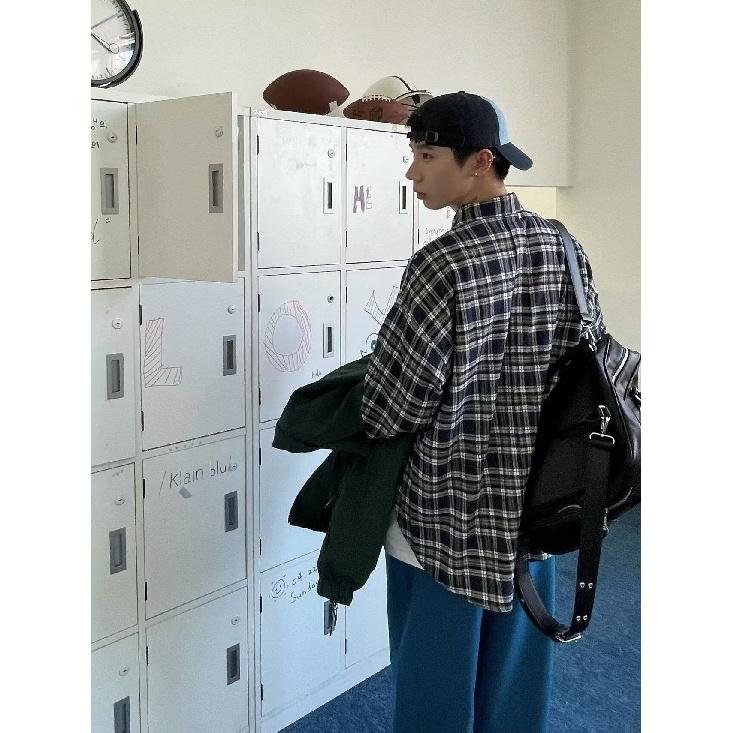 

Рубашка с длинным рукавом с буквенным принтом 2024 года в японском стиле в стиле Гонконга, свободная рубашка для мальчиков, летнее модное универсальное повседневное пальто 2XL чёрный