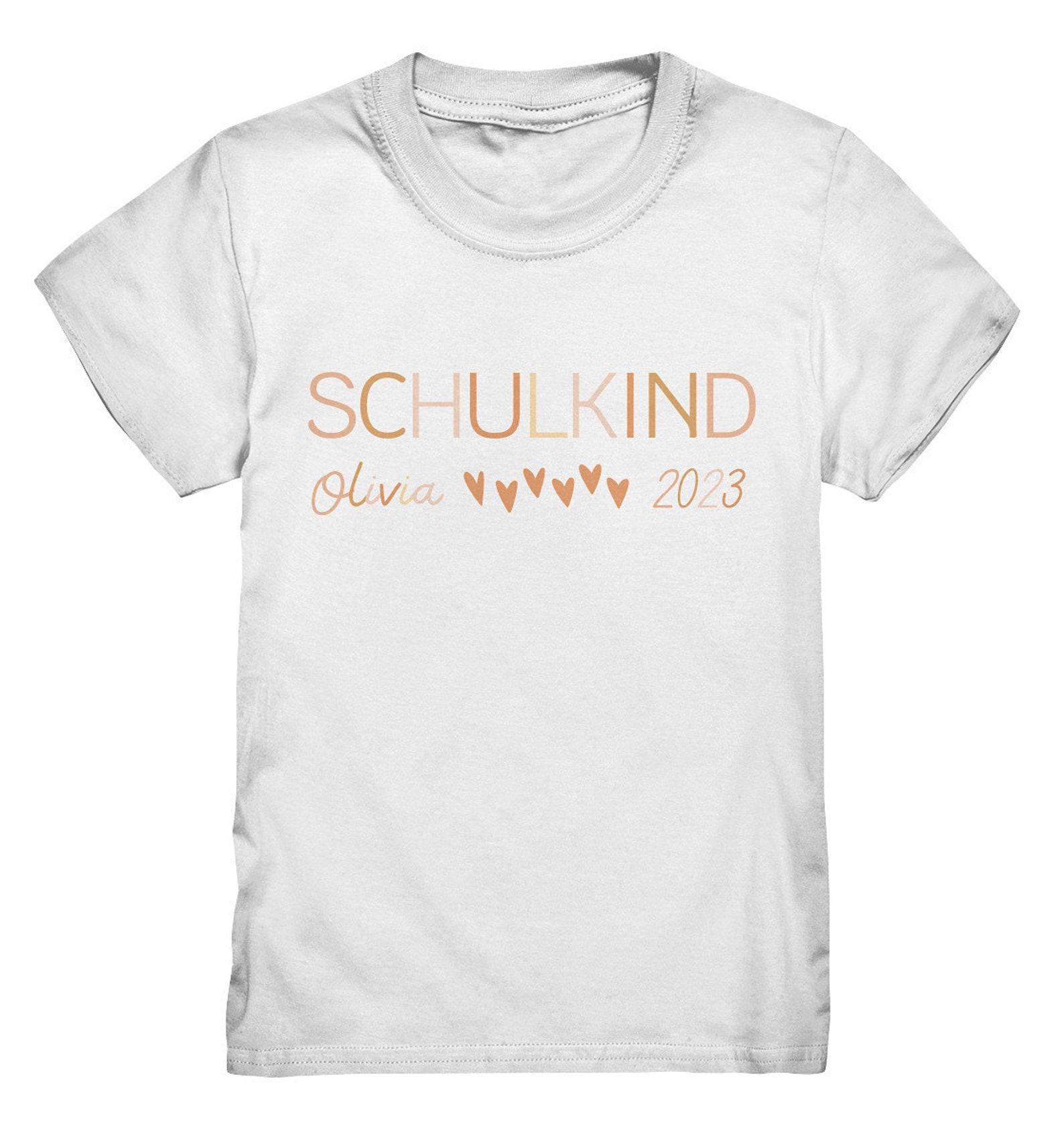 T-Shirt school child girl name personalized school enrollment school beginner gift - Kids Premium Shirt S