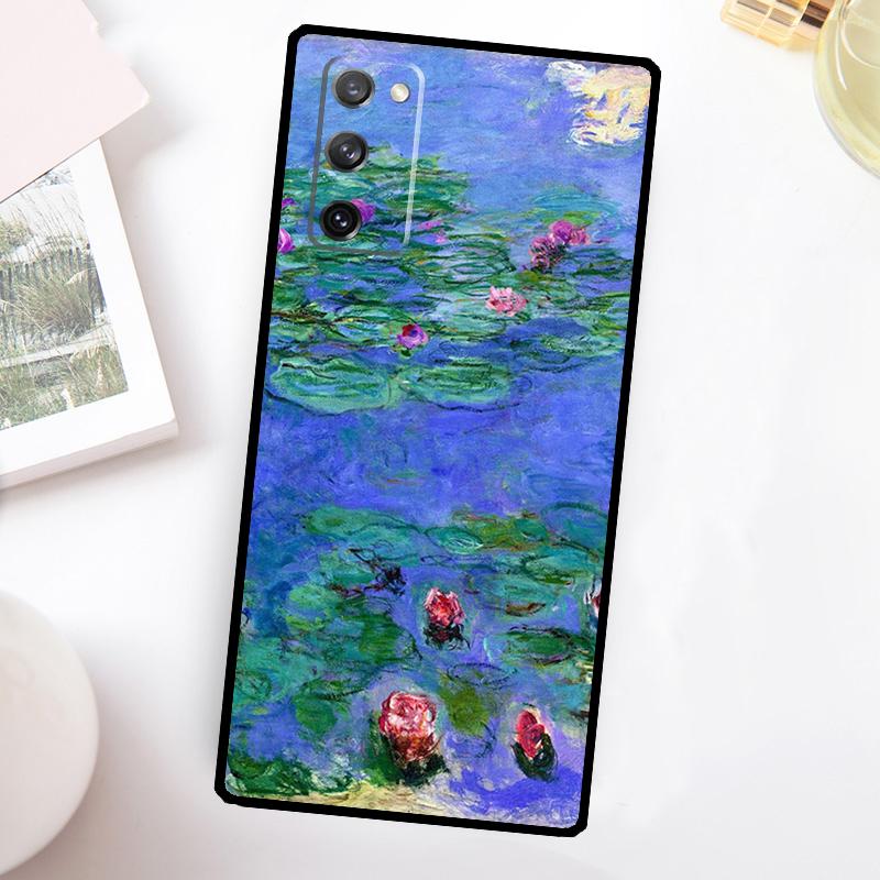 Claude Monet Kunst Malerei Handyhülle Für Samsung Galaxy S23 S24 Ultra S22 S20 S21 FE Note 20 10 S8 S9 S10 Plus Hülle