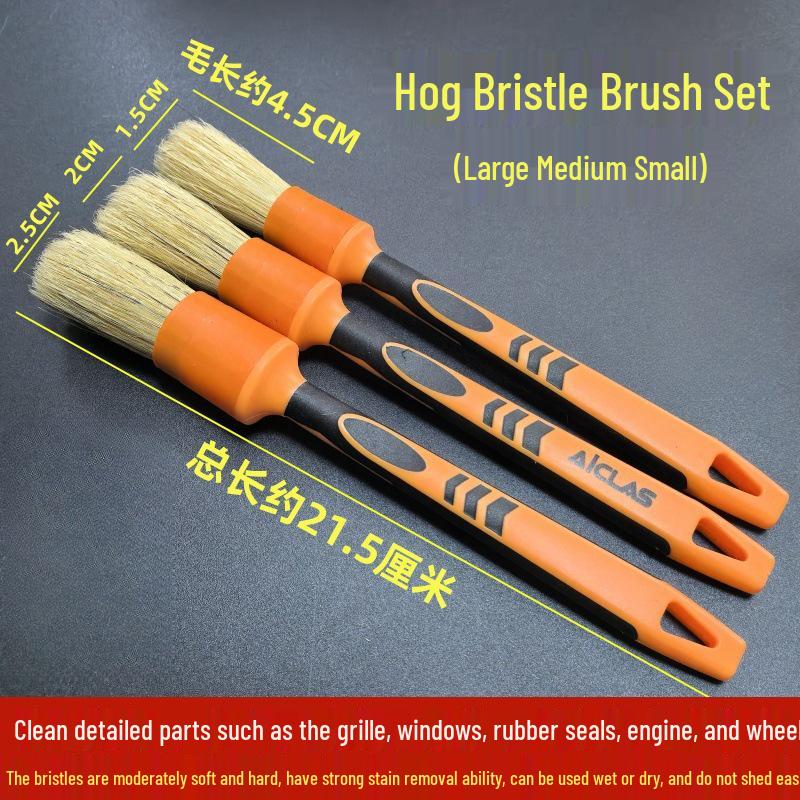 

Soft Bristle Car Interior & Body Cleaning Brush for Wheels and Gaps