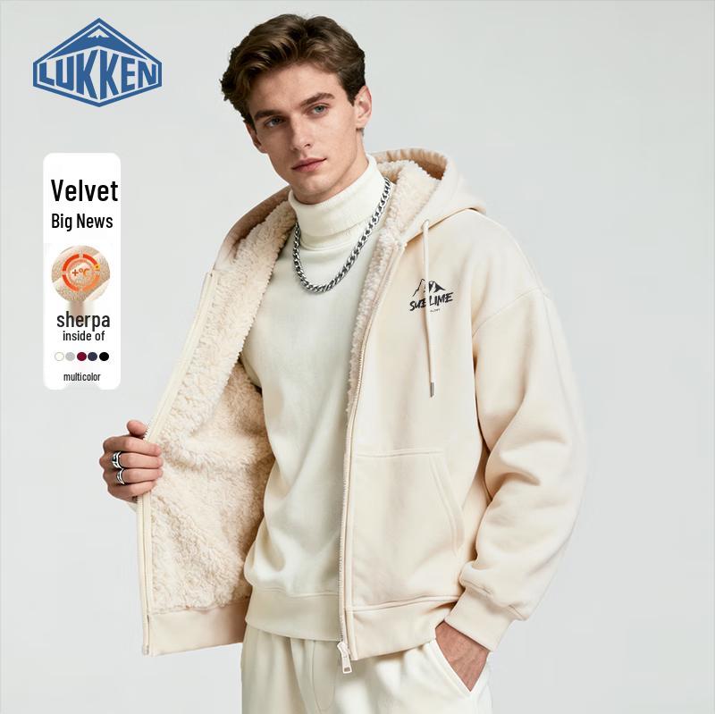 LUKKEN Men s Winter Fleece Lined Pullover Sweatshirt 2XL
