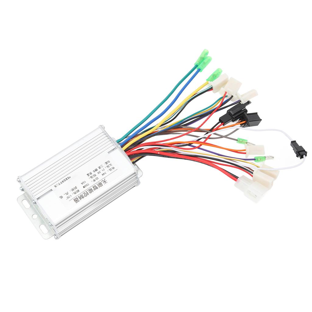 Bicycle Brushless Controller Aluminum Alloy 24V 250W Bike Brushless Speed Controller for Electric Bicycle Scooter