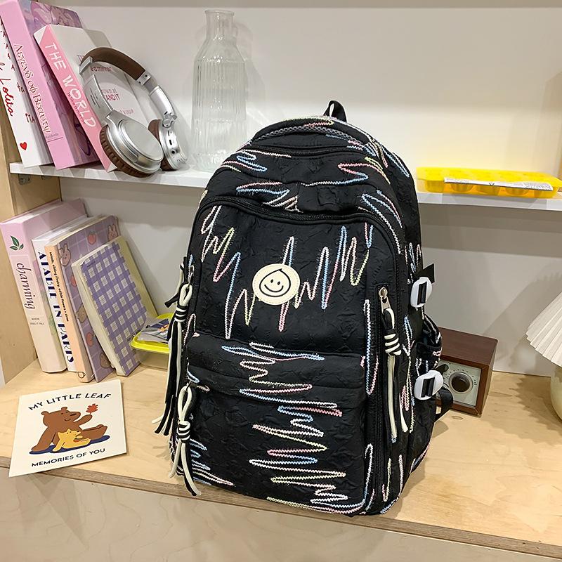 Korean Version of The Sen Series Large Capacity Backpack High School Students Fashionable Lightweight Backpack