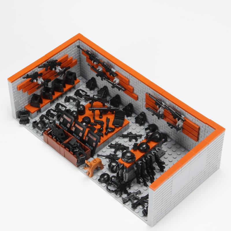 

Военная строительная кукла, специальная кукла, механическая сборная сцена арсенала, игрушка