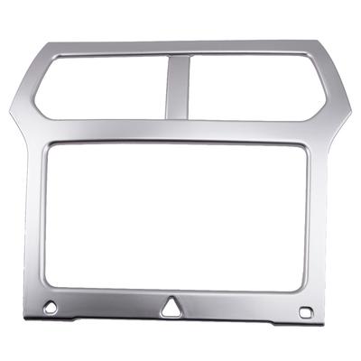 Interior Dashboard Console Central Navigation GPS Frame Cover Trim Bezel ABS Silver Fit For Ford Explorer 2011 2012 2013 2014