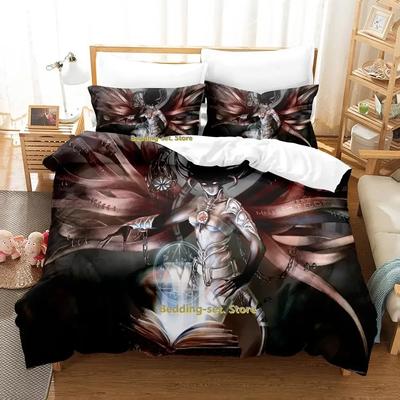 Comfortable Anime Print Duvet Cover Set With Duvet Cover And Pillowcases Single Twin Full Queen King Sizes For Adults And Kids