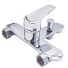 Brass Chromed Mixers Hot and Cold Single Handle Wall Mounted Shower Mixer Tap Bathtub Faucet