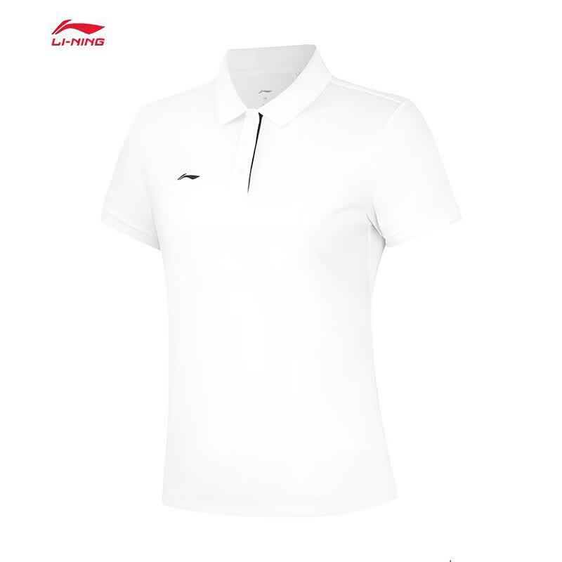 LI-NING Women's Fitness Short Sleeve Polo Shirt APLW910