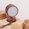 Wooden Led Bedside Light Dimming Usb Charging 360 Degree Rotating Magnetic Ball Touch Control Night