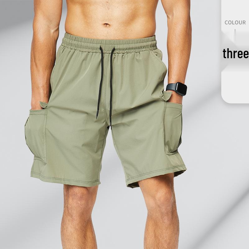 Men's Summer Quick-Dry Casual Sports Shorts - Lightweight, Loose-Fit for Running & Fitness