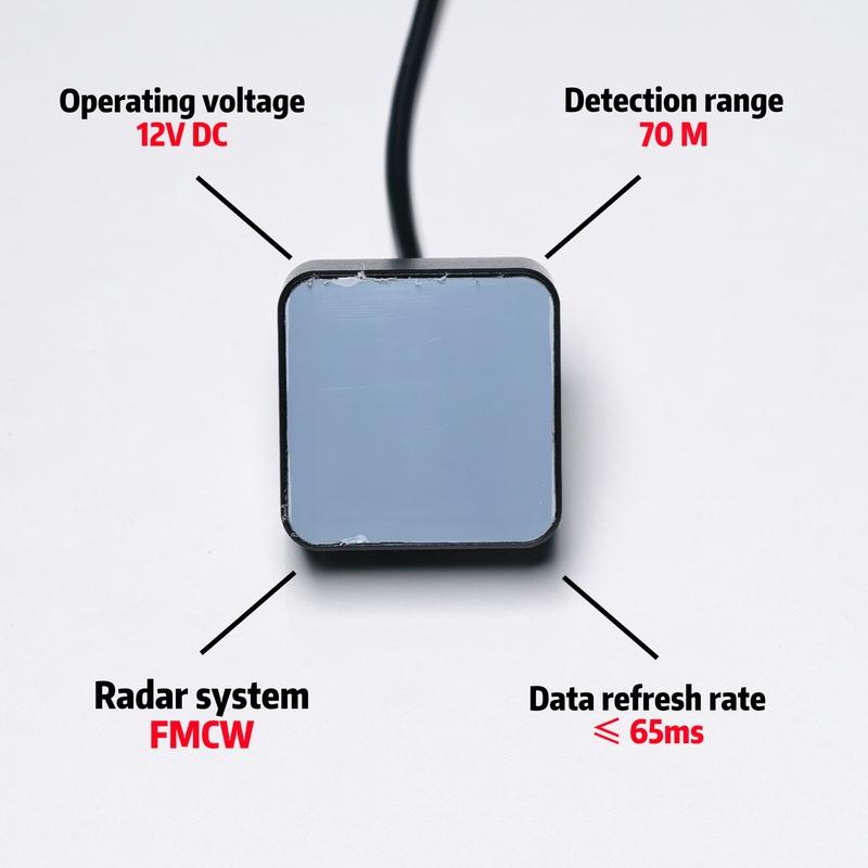Manufacturer Black BSD500 speed sensor for Vehicle blind spot monitoring of vehicles/motorcycles speed radar