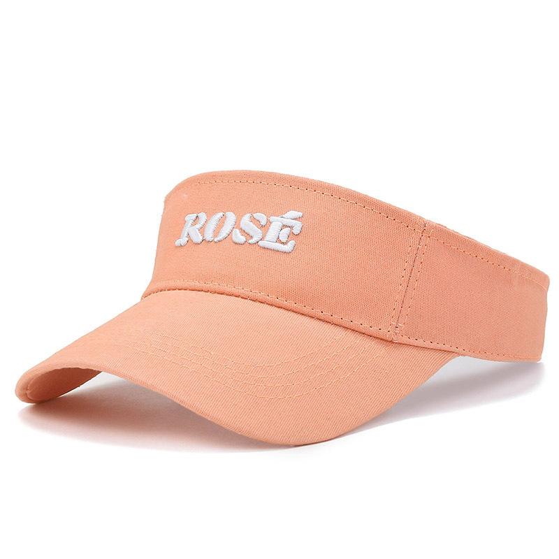 Spring Couple Summer Sun Hat Mountaineering Outdoor Sports Breathable Embroidery Letter Empty Top Hat Same Style