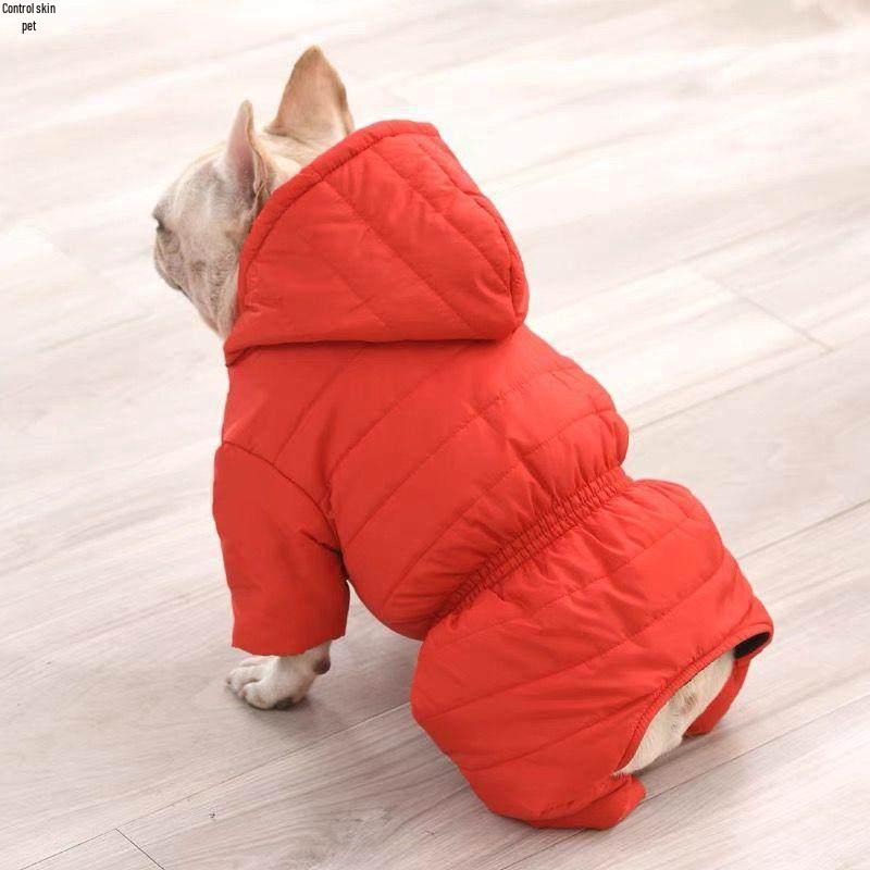 French Bulldog Cotton Jacket: Autumn/Winter Warmth, Four-Legged Style for Pugs and Bulldogs.