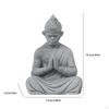 Guan Yin Monkey Buddha Stone Ornament Artwork Feng Shui Collection Chinese Female Sculpture