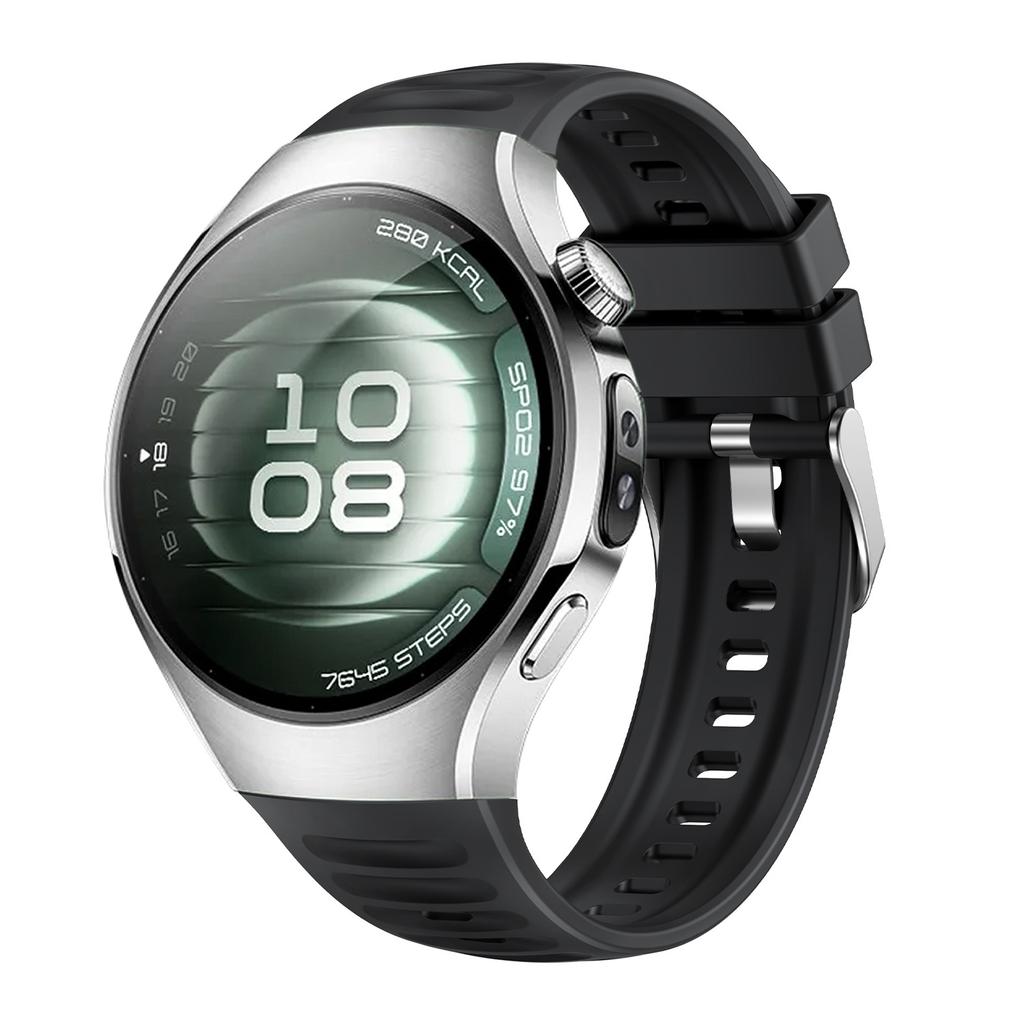 Original Silicone Strap For Huawei Watch 5 42MM No Gaps Rubber Sport Band For Huawei Watch 5 46mm Business Quick Release Band