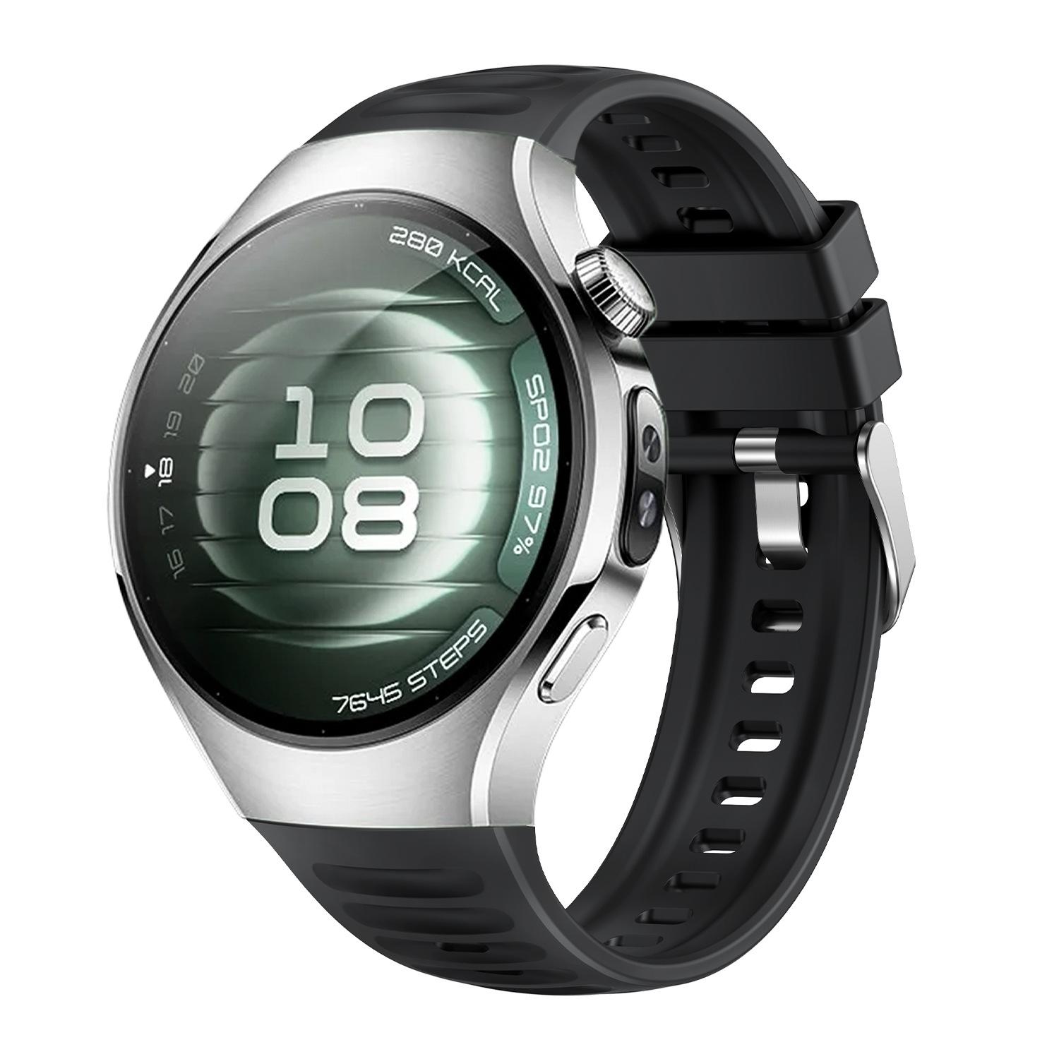 

Оригинальный силиконовый ремешок для Huawei Watch 5 42 мм без зазоров Резиновый спортивный ремешок для Huawei Watch 5 46 мм Бизнес-ремешок с быстрой заменой for huawei 5 42mm