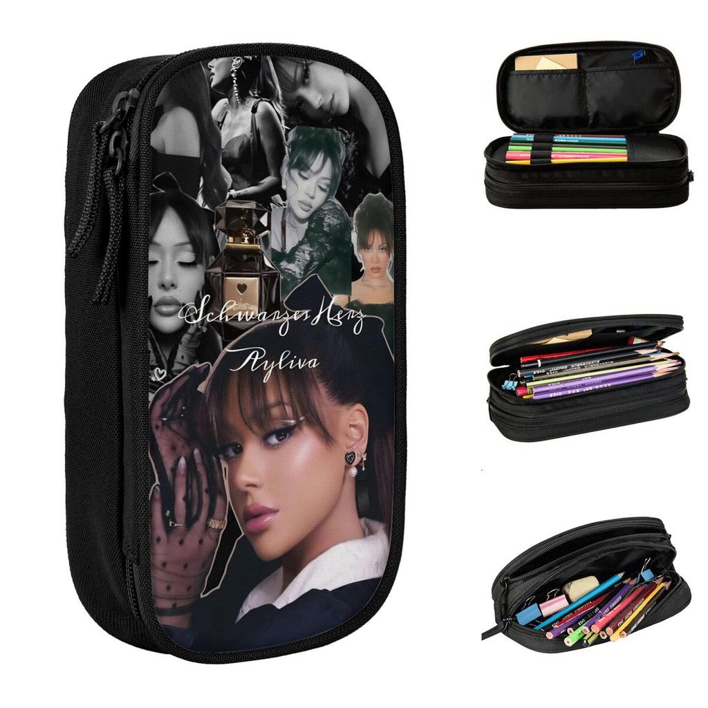 Ayliva Singer Tour 2025 Accessories Pencil Case Large Capacity School Accessories Pencil Bag Suprise Gift