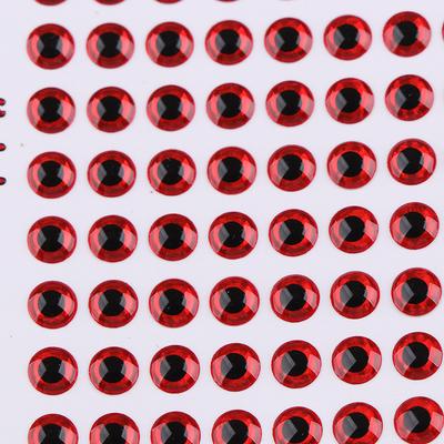 100 ks Oči na rybářské nástrahy Holografické Vázání mušek Nálepka na rybářskou návnadu 3D 3/4/5/6 mm DIY Umělé rybí oči Nálepka s rybími očima