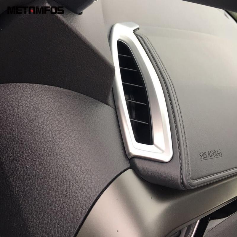 Front Air Condition AC Vent Outlet Cover Trim For Toyota CHR C-HR 2016-  Carbon Fiber Interior Accessories Car Styling