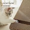 Triangle Cat Scratching Board & Bed