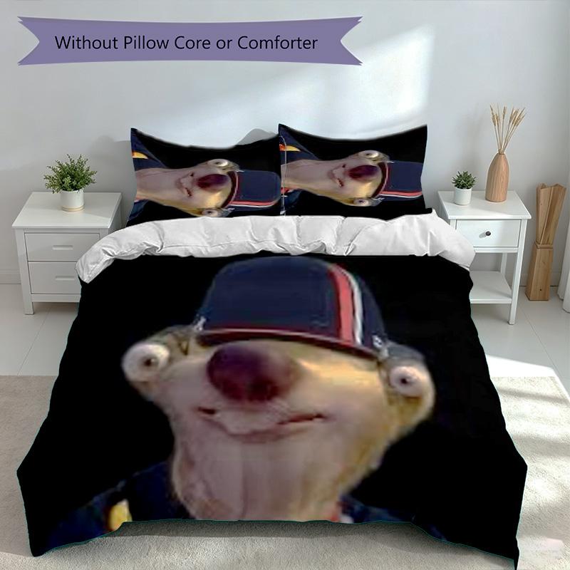 3pcs Racing Driver M-Max Verstappen Themed Duvet Cover Set, Includes 1 Duvet Cover and 2 Pillowcases,Skin-Friendly&Comfortable Fabric,Suitable Bedding