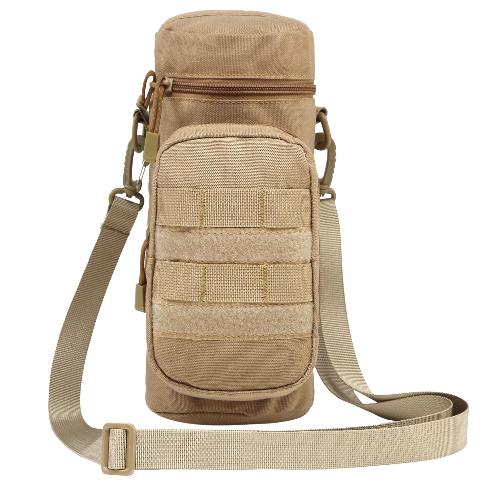 

TRIWONDER MOLLE Water Bottle Plastic Bottle Kettle Bottle Military Tactical Water Bottle Nylon Bottle Handy Pouch Shoulder Strap Bag, Holder, Bag,