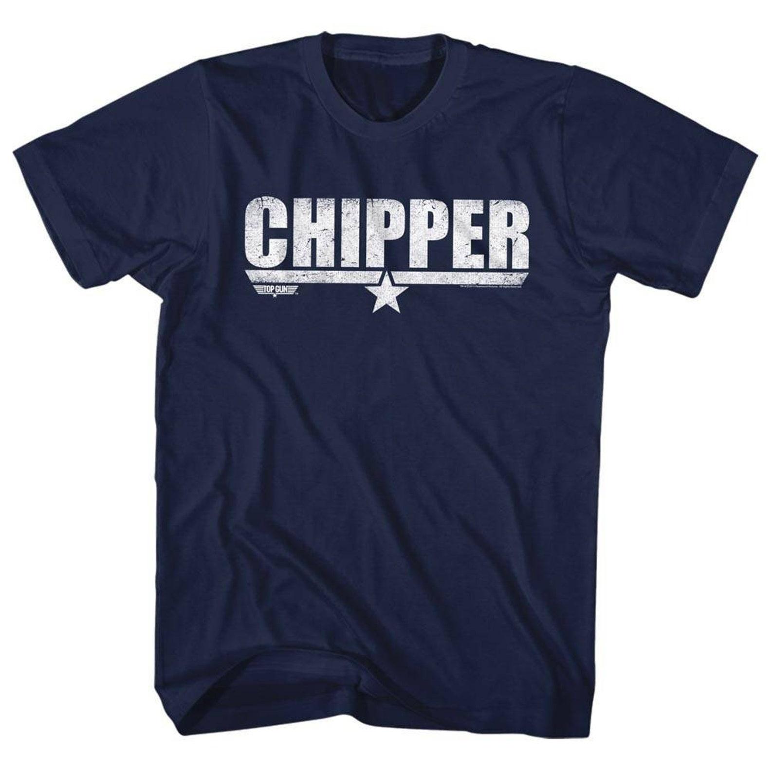 Top Gun Chipper Navy Adult T-Shirt S