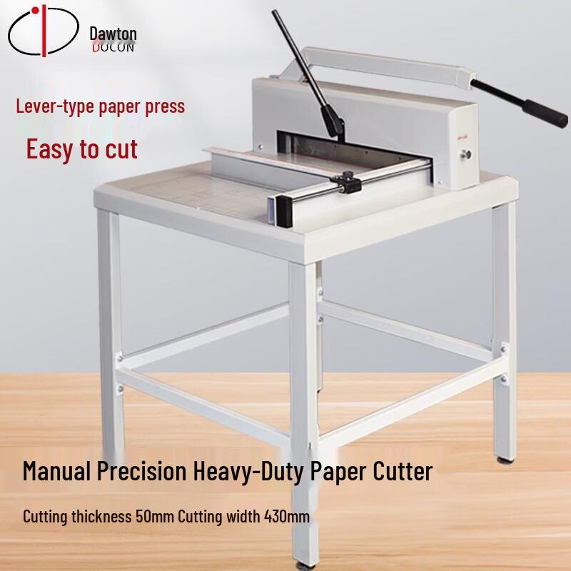 DOCON DC-8430SQ Heavy-Duty Manual Paper Cutter