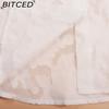 BITCED Plus Size Women's Loose-Fit Casual Chiffon Blouse