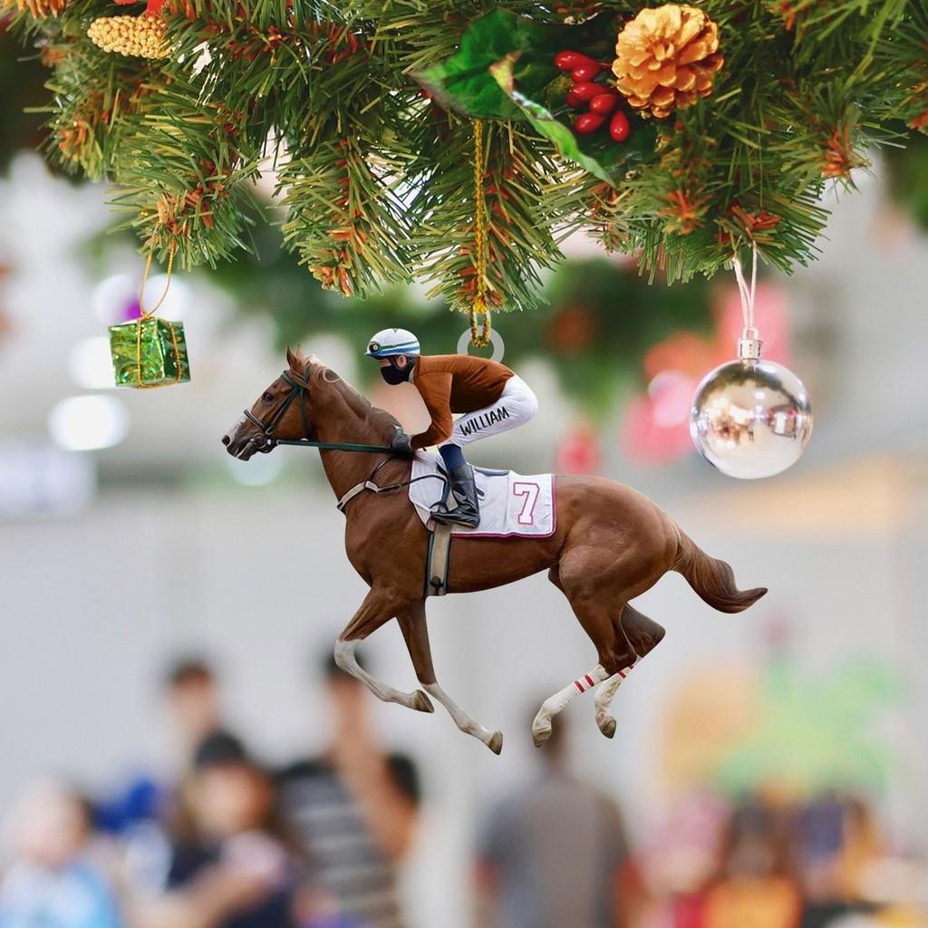 

Stylish Retro Acrylic Car Pendant For Equestrian Enthusiasts And Festive Decor