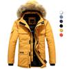 Winter Fur Hooded Parkas Men Duck Down Snow Jacket Windproof Coats Thickened -30 Degree Keep Warm Outdoor Outerwear