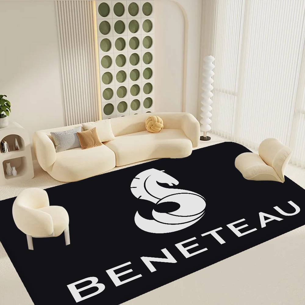 BENETEAU Badezimmerteppich Anti-Rutsch Wasserabsorbierend Langes Streifenpolster Schlafzimmerteppich Willkommens-Fußmatte