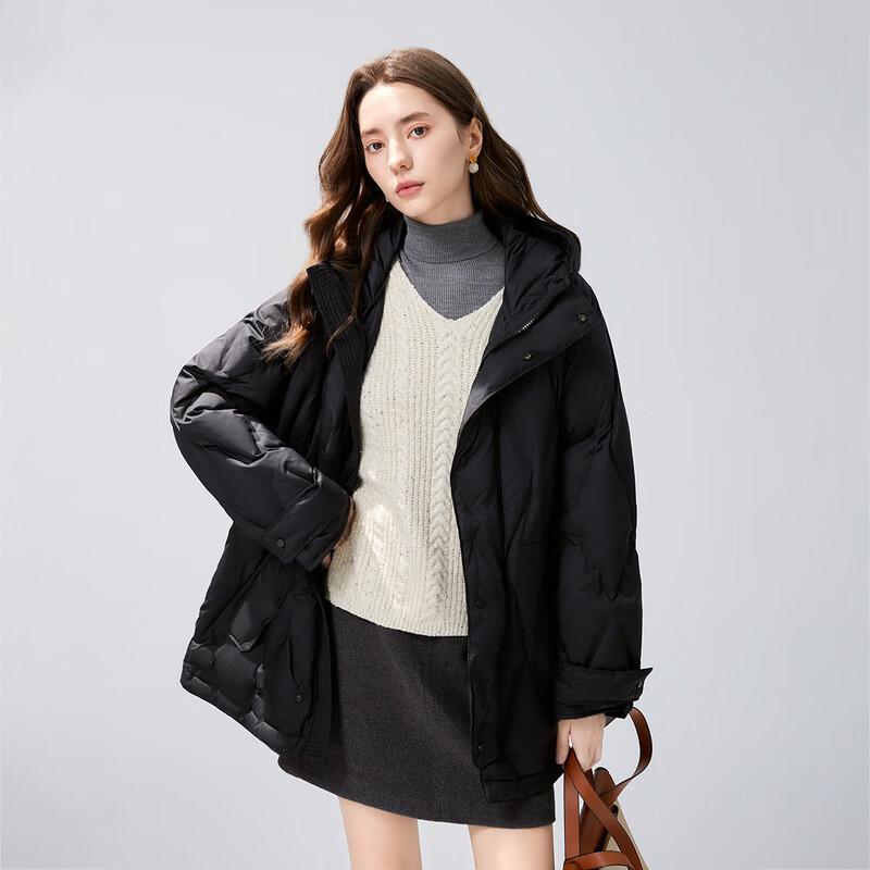 

Qiushuiyiren Women s 2024 Winter Hooded Down Puffer Jacket M