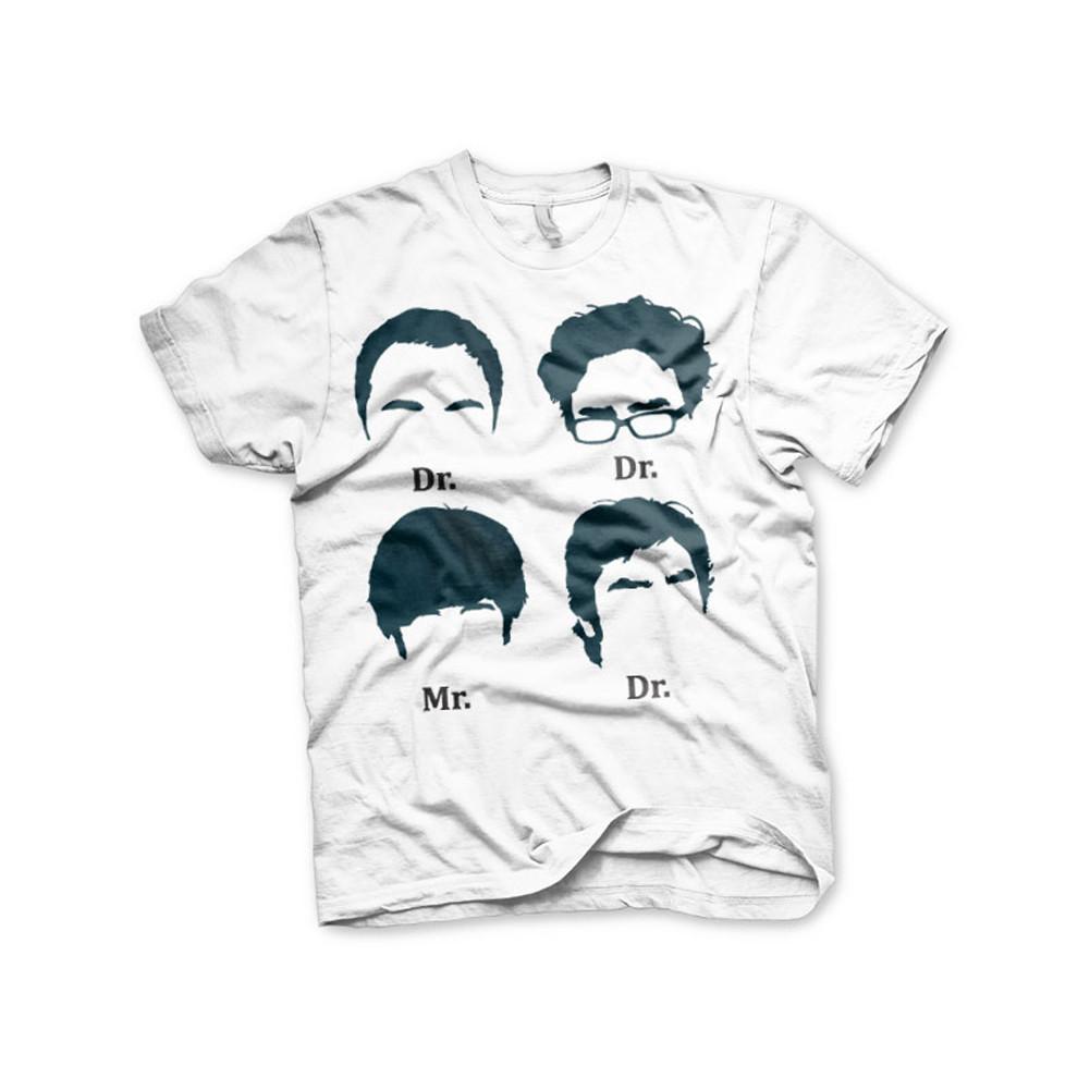 Officially Licensed Tbbt Big Bang Theory Prefix Heads Mens T-shirt S XXL Size- XXXXL