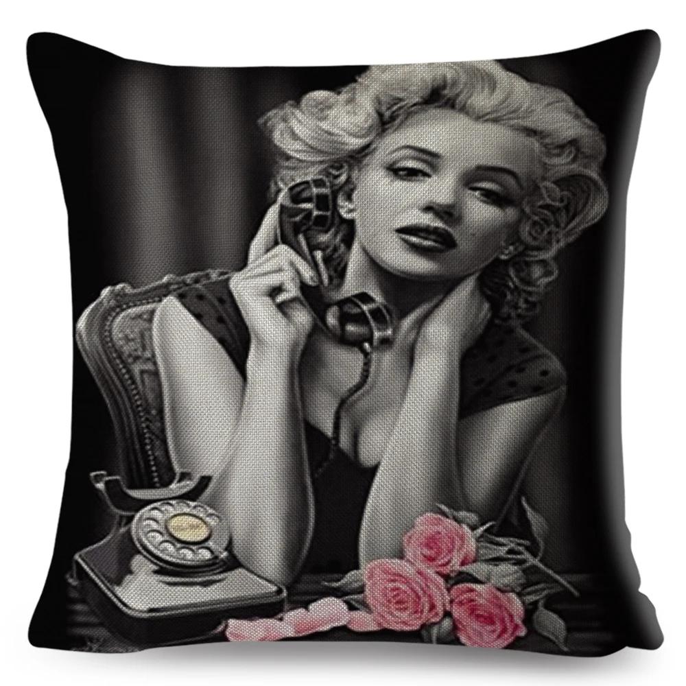 Mexico Chicano Sexy Women Skull Pillow Case Decor Cartoon Printed Girls Cushion Cover for Sofa Home Car Polyester 45*45cm