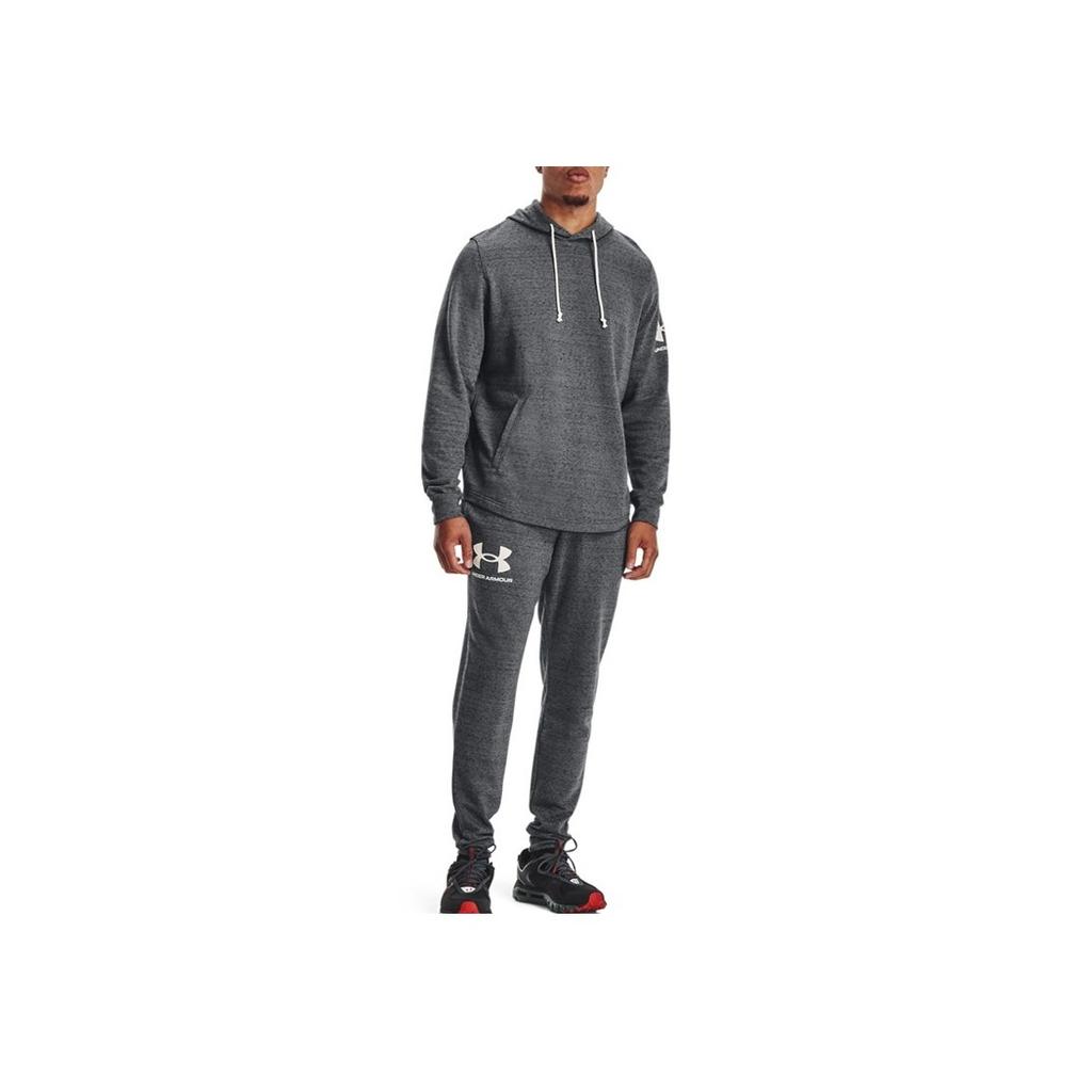 Under Armour Terry Casual Training Slim Fit Knit Joggers Men Bottoms Gray 1361642-012