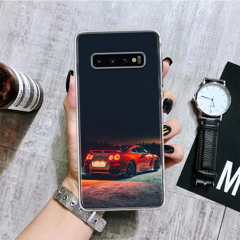 GTR Sportwagen JDM Handyhülle Für Samsung Galaxy S20 FE S10 Plus S21 S22 Ultra S10E S9 S8 S7 Edge J4 + Fundas Cover Coque