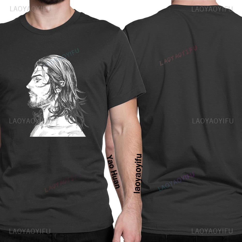 Anime Vagabond Miyamoto Musashi Sasaki Kojiro Manga Herren T-Shirt Cooles Mode T-Shirt Frau Grafik Streetwear Hipster
