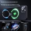 iPhone 16 Carbon Fiber Magnetic Case with Double Ring Stand, Compatible with Apple 15 Pro
